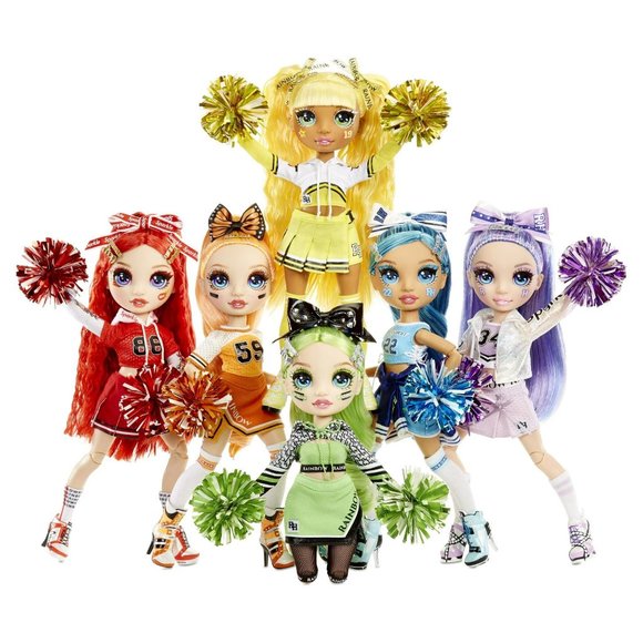 Rainbow High Cheer Complete Set of 6 Dolls - Picture 1 of 8